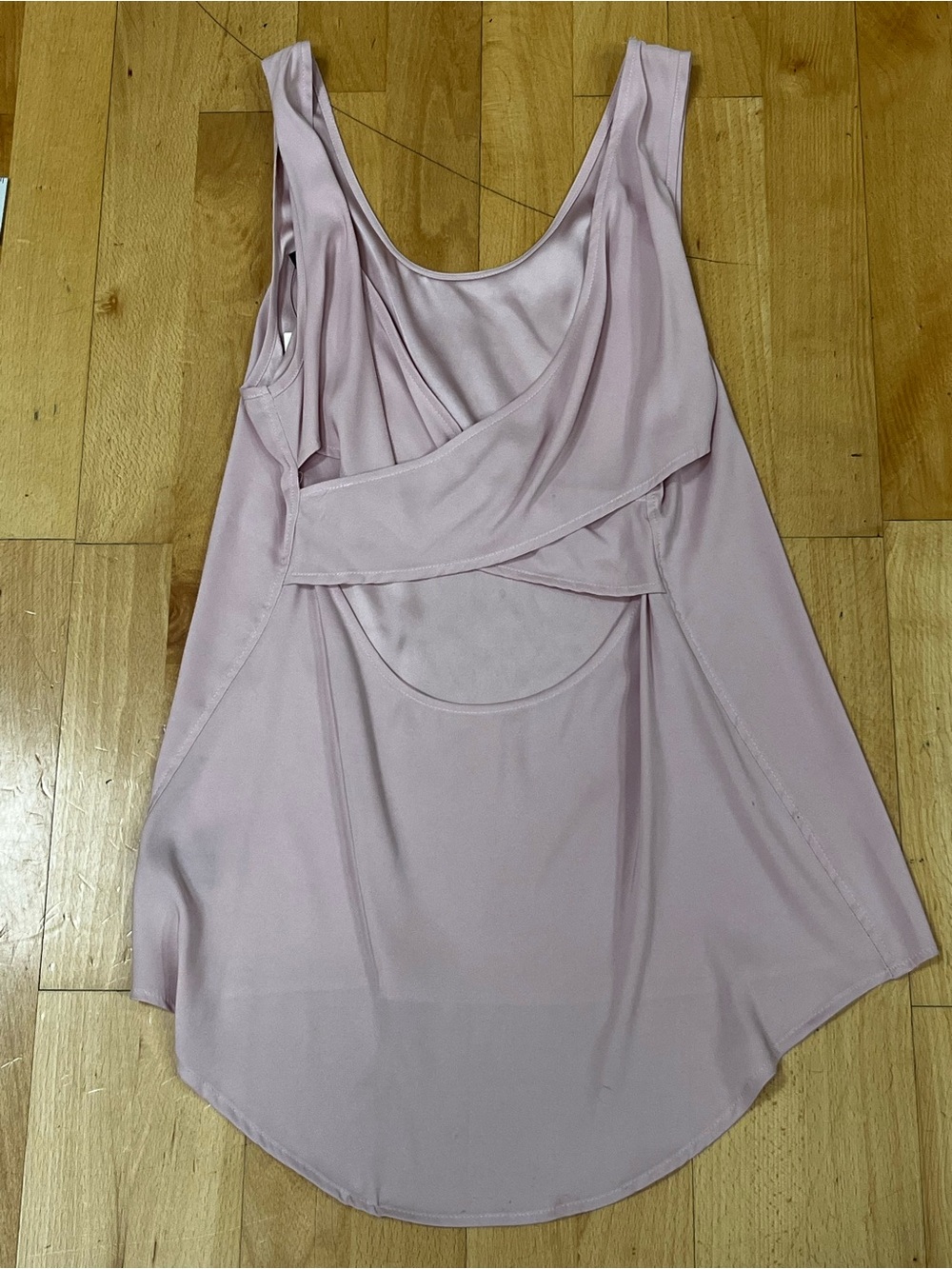 Express Blush Pink Layered Draped Camisole